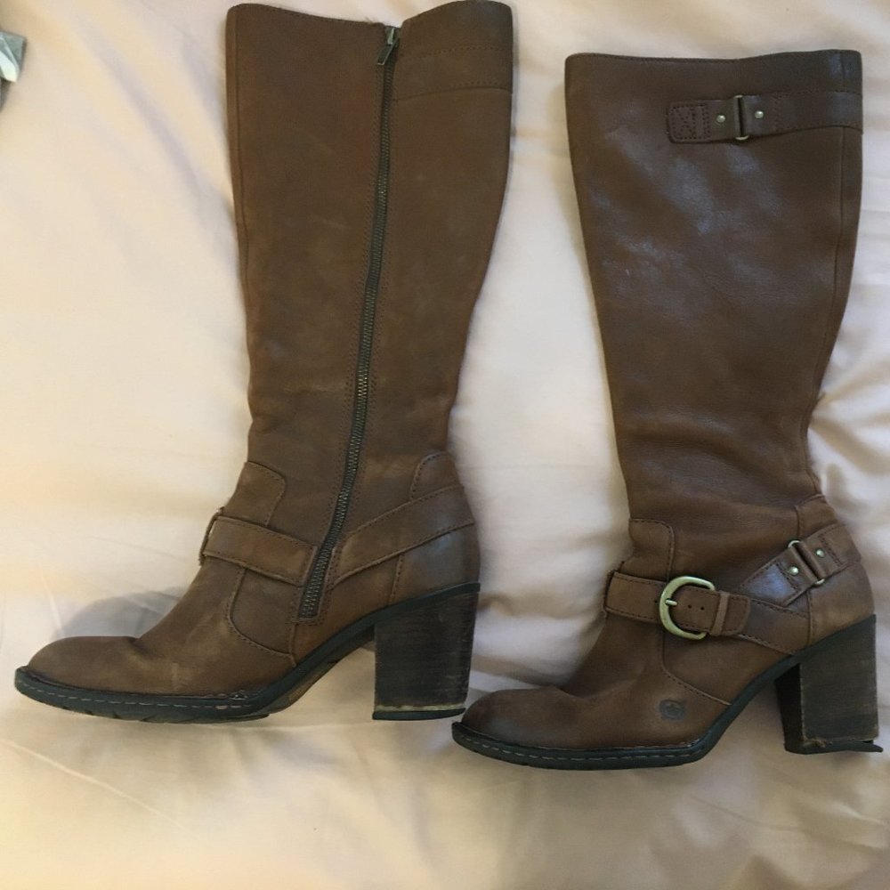 tall leather boots